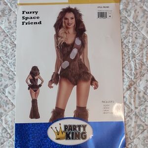 Party King Furry Space Friend Costume - Brown